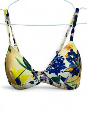 Triangl y2k multicoloured Neoprene floral woman’s bikini top